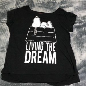 Lightly worn snoopy T-shirt